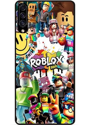 Силіконовий чохол бампер для samsung a11 з малюнком роблокс roblox