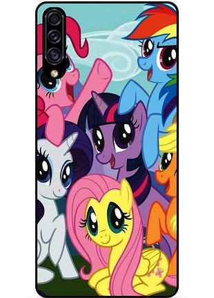 Силиконовый бампер чехол для samsung a11 с рисунком пони my little pony