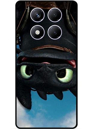 Силиконовый чехол для xiaomi redmi note 14 pro plus 5g с рисунком как приручить дракона dragon
