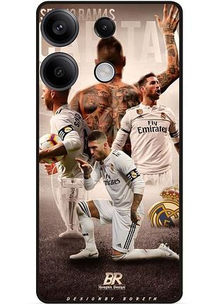Чехол силиконовый бампер для huawei honor x8a с рисунком sergio ramos серхио рамос real madrid