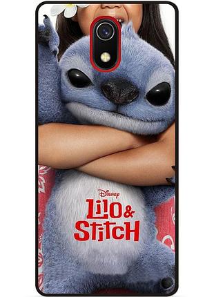 Силиконовый чехол бампер для xiaomi redmi 8a стич и лило stitch