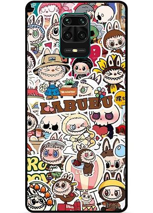 Силіконовий бампер чохол для xiaomi redmi note 9s з малюнком лабубу labubu