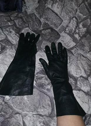 Вінтажні рукавички з тонкої шкіри ідеальної вичинки