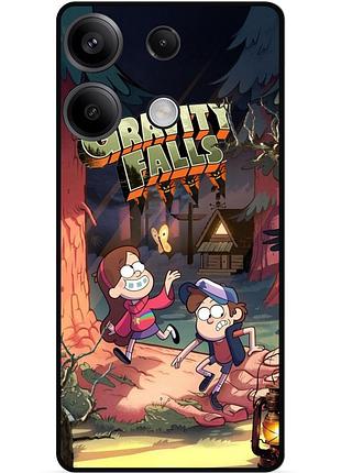 Силиконовый бампер чехол для huawei honor x6a с рисунком gravity falls гравити фолз