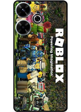 Силіконовий чохол бампер для tecno spark 10c з картинкою роблокс roblox