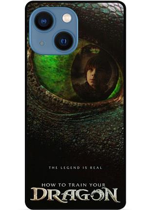 Силиконовый чехол для iphone 15 plus с рисунком как приручить дракона dragon