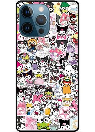 Чехол силиконовый бампер для iphone 11 pro с рисунком kuromi куроми