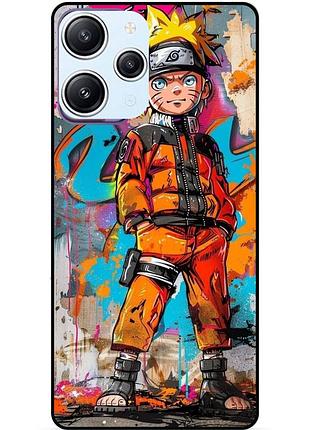 Чехол силиконовый бампер для xiaomi redmi 12 с рисунком наруто аниме marvel naruto