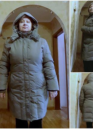Женский пуховик пальто