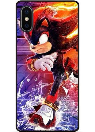Силіконовий бампер чохол для iphone xr з малюнком соник sonik
