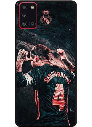Силиконовый чехол бампер для samsung m31 с рисунком серхио рамос sergio ramos