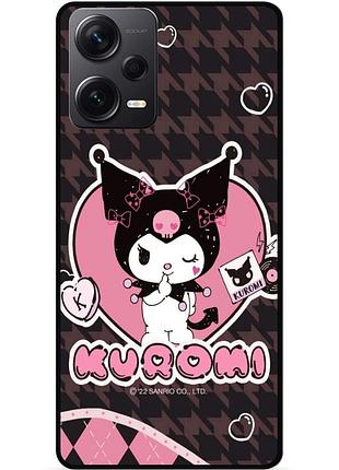 Силиконовый чехол бампер для xiaomi redmi note 12 pro 5g с картинкой куроми kuromi