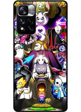 Силиконовый чехол бампер для xiaomi redmi 10 с рисунком андертейл undertale