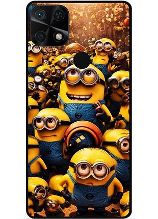 Силиконовый бампер чехол для xiaomi poco c40 с картинкой minion миньоны