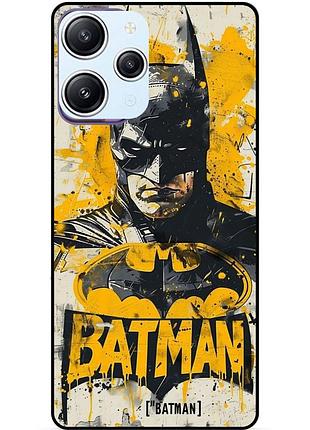 Чехол силиконовый бампер для xiaomi redmi 12 с рисунком batman dc бэтмен