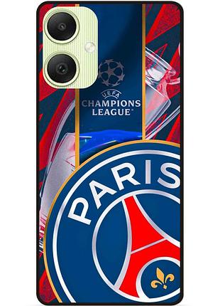 Силіконовий чохол бампер для samsung a06 з малюнком псж psg