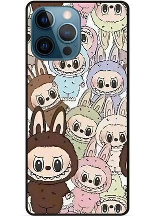 Чехол силиконовый бампер для iphone 12 pro с картинкой labubu лабубу