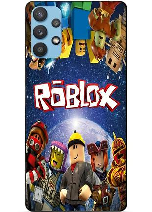 Силіконовий чохол бампер для samsung a33 з малюнком роблокс roblox