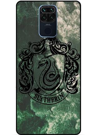 Чохол силіконовий бампер для xiaomi redmi note 9 з малюнком слизерин slytherin гаррі поттер harry potter