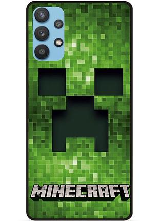 Силіконовий чохол бампер для samsung a32 гра minecraft майнкрафт