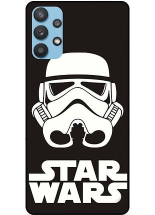 Силиконовый бампер чехол для samsung a32 с рисунком звездные войны star wars звездные войны