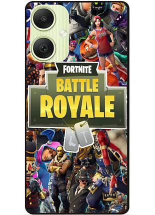 Силиконовый бампер чехол для samsung a06 игра fortnite фортнайт