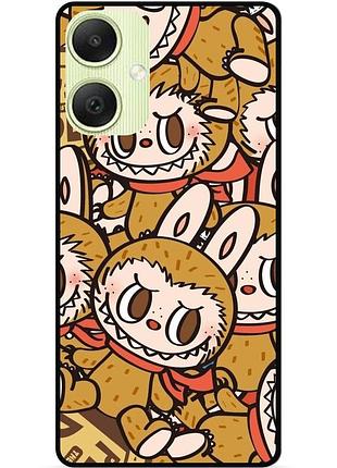 Силиконовый чехол бампер для samsung a06 с картинкой labubu лабубу