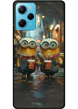 Силіконовий чохол бампер для xiaomi poco x5 pro 5g з малюнком міньйони minion