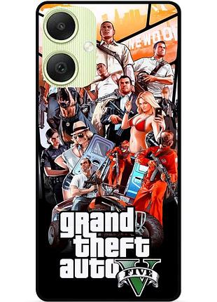 Силіконовий бампер чохол для samsung a06 з малюнком gta гта