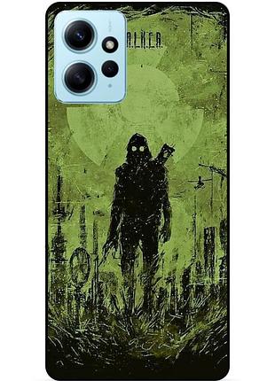 Силіконовий бампер чохол для xiaomi redmi note 12 з малюнком stalker сталкер