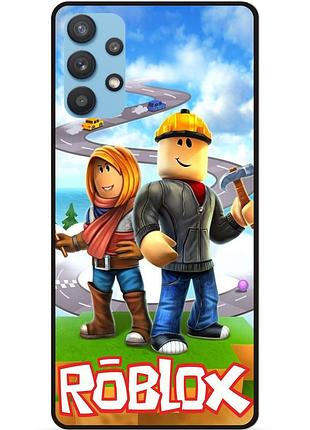 Силиконовый чехол для samsung a32 с картинкой roblox роблокс