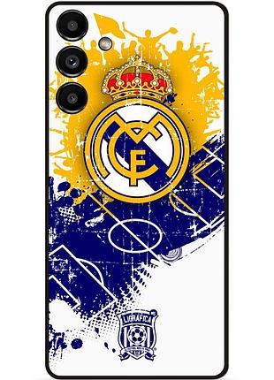 Чехол силиконовый бампер для samsung a04s с рисунком реал мадрид real madrid