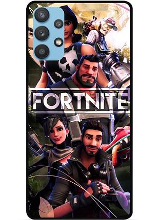 Силиконовый чехол бампер для samsung a32 с картинкой фортнайт fortnite