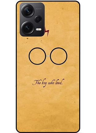 Чохол силіконовий бампер для xiaomi redmi note 12 pro plus з малюнком гаррі поттер harry potter окуляри