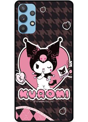 Силиконовый чехол бампер для samsung a32 с картинкой куроми kuromi