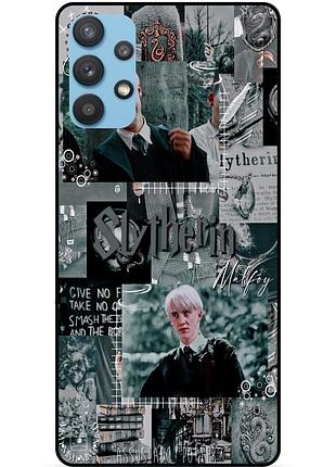 Чехол силиконовый для samsung a32 с рисунком slytherin слизерин драко малфой гарри поттер harry