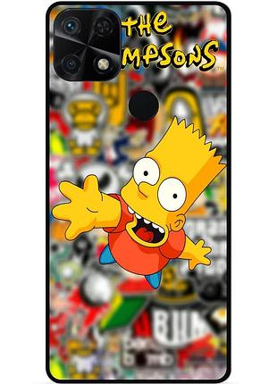Силіконовий чохол бампер для xiaomi redmi 10c з малюнком стикери гравіті фолз футурама маріо