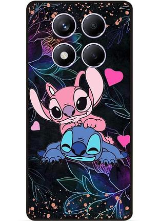 Силіконовий бампер чохол для xiaomi poco x7 стіч stitch