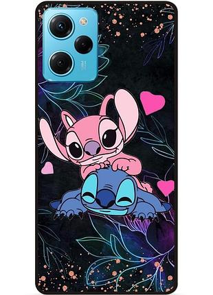 Силиконовый чехол бампер для xiaomi poco x5 pro 5g с рисунком стич stitch
