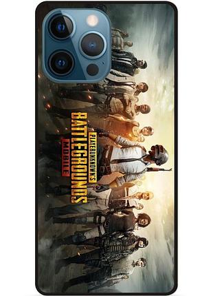 Силіконовий чохол бампер для iphone 12 pro max з малюнком пабг pubg