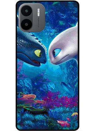 Силіконовий чохол бампер для xiaomi redmi a1 з малюнком как приручить дракона
