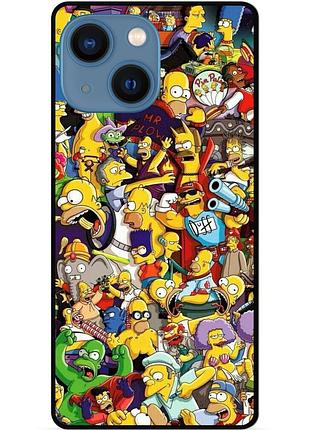 Силіконовий чохол бампер для iphone 15 з малюнком стикери гравіті фолз футурама маріо