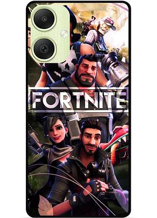 Силиконовый чехол бампер для samsung a06 с картинкой фортнайт fortnite
