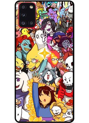 Силіконовий чохол бампер для samsung a02s з малюнком undertale андертейл
