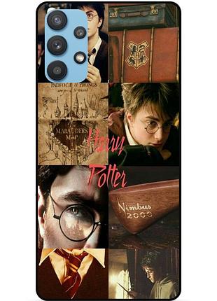 Силиконовый бампер чехол для samsung a32 с рисунком гарри поттер harry potter