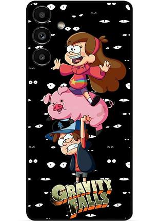 Силиконовый бампер чехол для samsung s23 fe с рисунком gravity falls гравити фолз