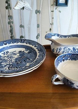 Тарілка burleigh ware (завод burgess & leigh), мідлендс, англія.