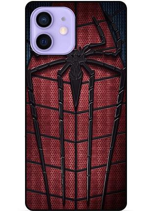 Силиконовый бампер чехол для iphone 11 с картинкой человек паук spider man