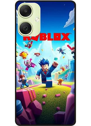Силиконовый чехол для samsung a06 с рисунком roblox игра в кальмара роблокс