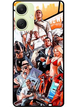 Чехол силиконовый бампер для samsung a06 гта gta